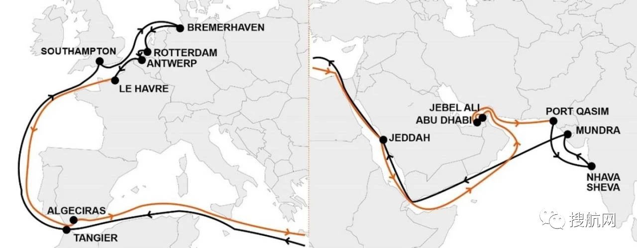 最新！THE聯盟、中遠、達飛集團宣布1月航線調整及新停航計劃