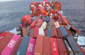 ONE事故更新：27天卸載212個貨柜清理進展緩慢！尚未宣布共同海損