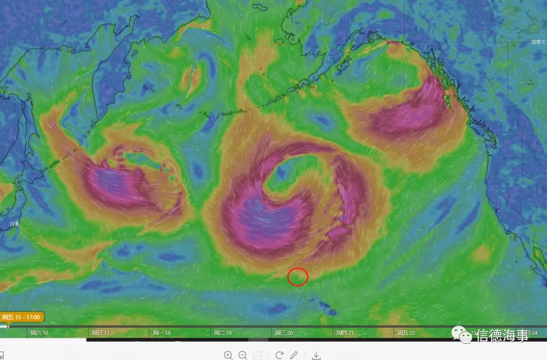 又!一廈門出發箱船堆垛垮塌或有100箱墜海。船長們,氣導建議不可全信!