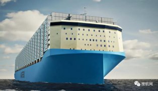 馬士基公布其16000teu甲醇動力集裝箱船設(shè)計，船型大變樣！