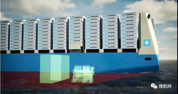 馬士基公布其16000teu甲醇動力集裝箱船設計，船型大變樣！