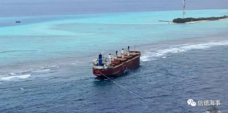 5萬噸級散貨船擱淺，扣押100天，賠款1000萬美元，損失慘重
