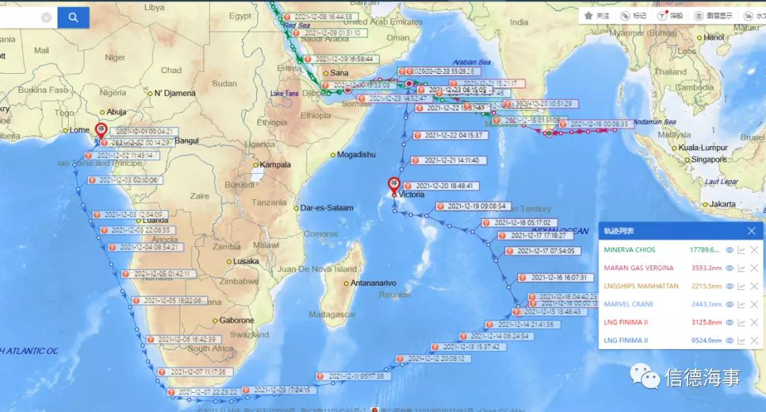 奇觀！大量LNG滿載船大洋上突然返航，什么情況？