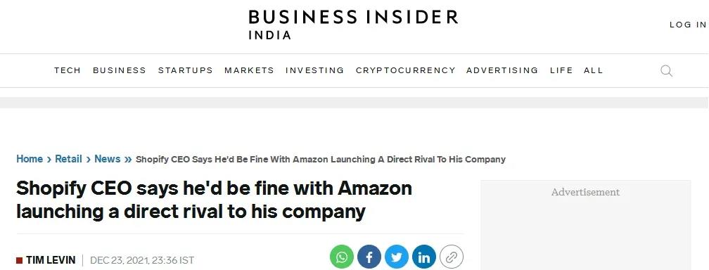 劍拔弩張！亞馬遜布局獨立站，Shopify推出亞馬遜同款……