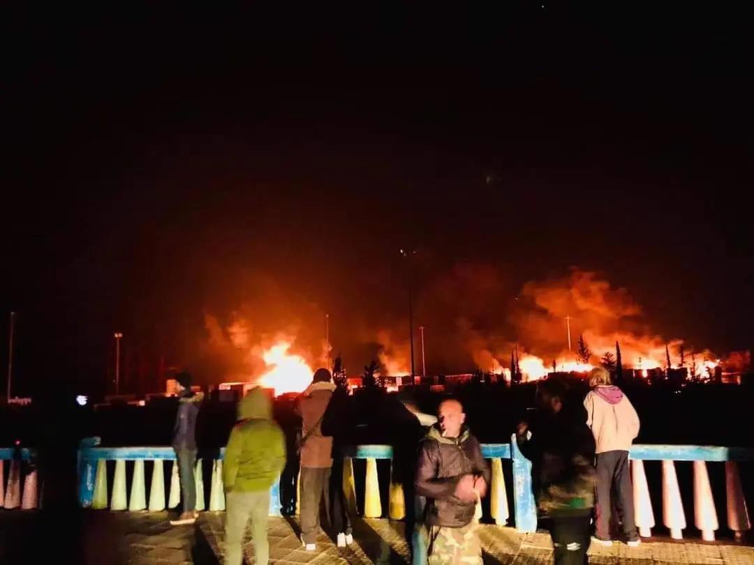 以色列導(dǎo)彈襲擊敘利亞拉塔基亞港口