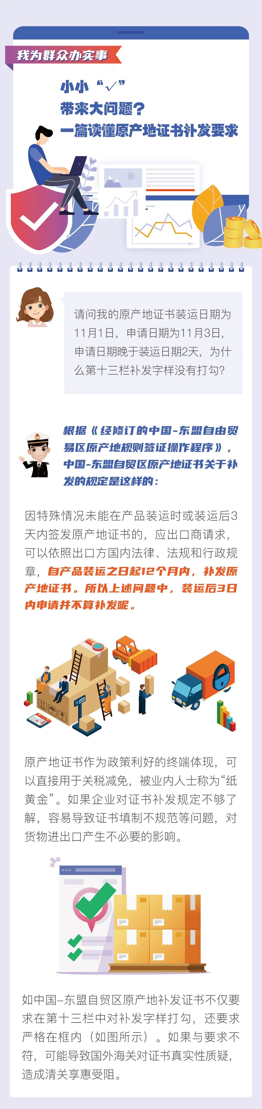 海關(guān)干貨：各類(lèi)協(xié)定原產(chǎn)地證書(shū)補(bǔ)發(fā)規(guī)則匯總