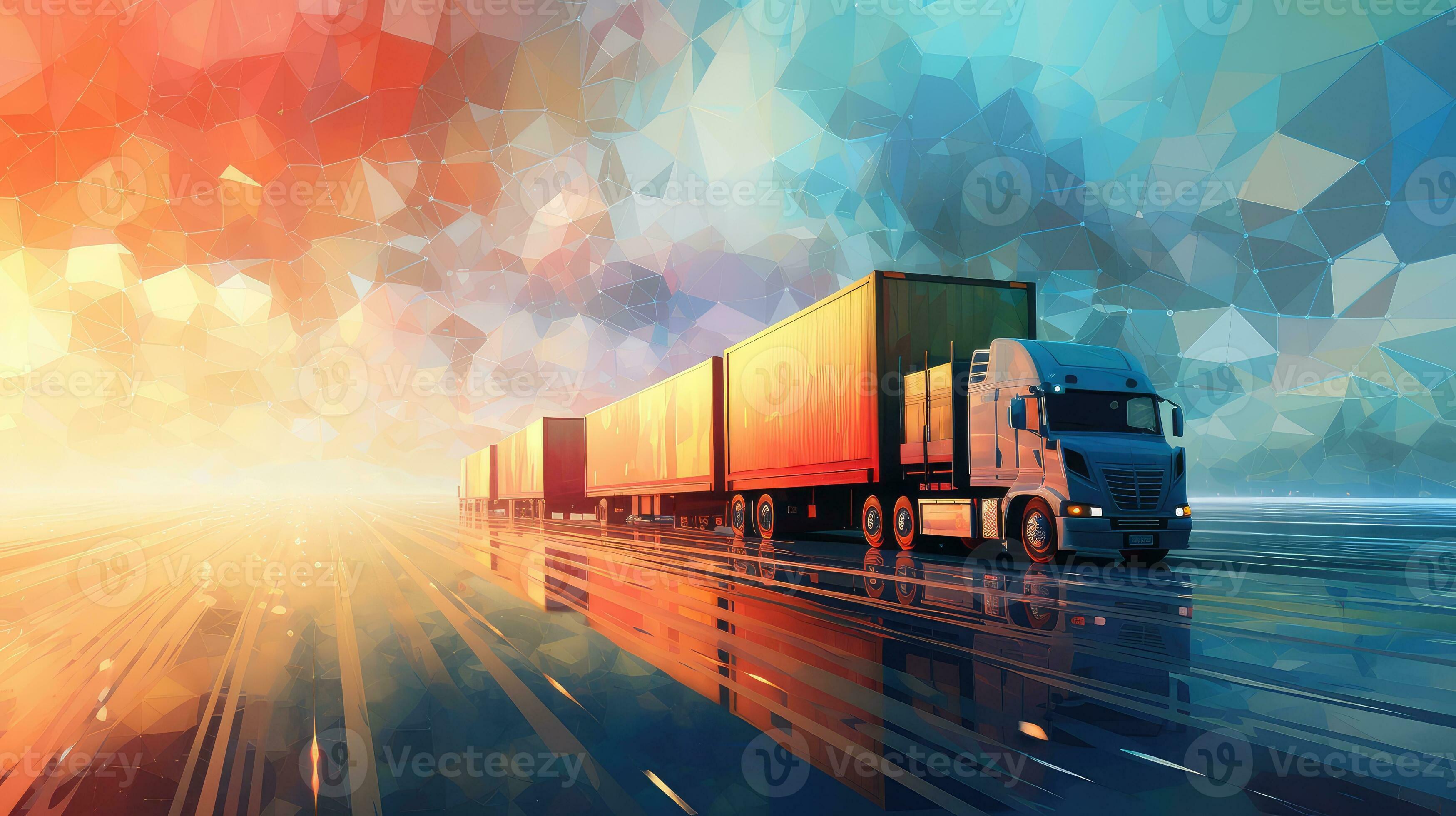 陸運快遞運輸大量車廂貨物