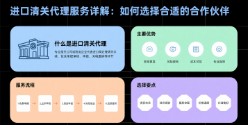 <strong><font color='#0033CC'>進口清關代理服務詳解：如何選擇合適的合作伙</font></strong>