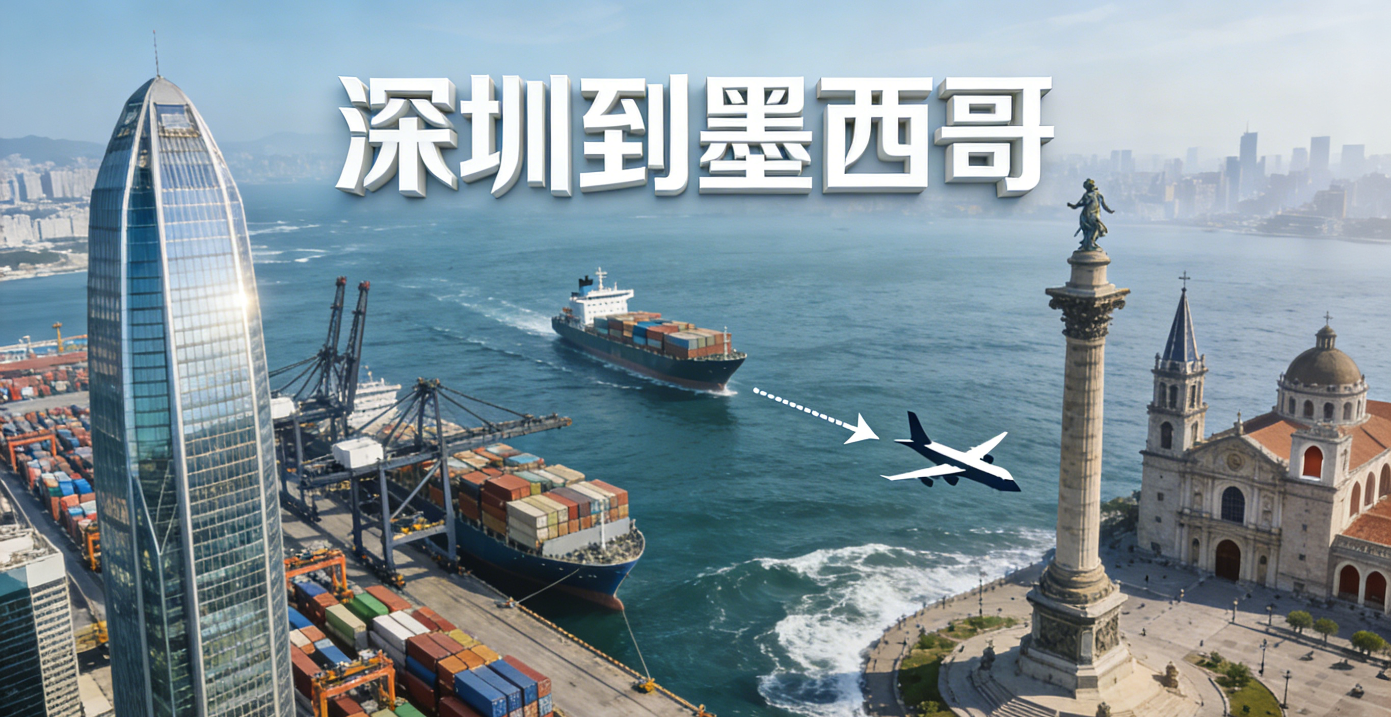 深圳到墨西哥城有哪些可行的運輸方式？